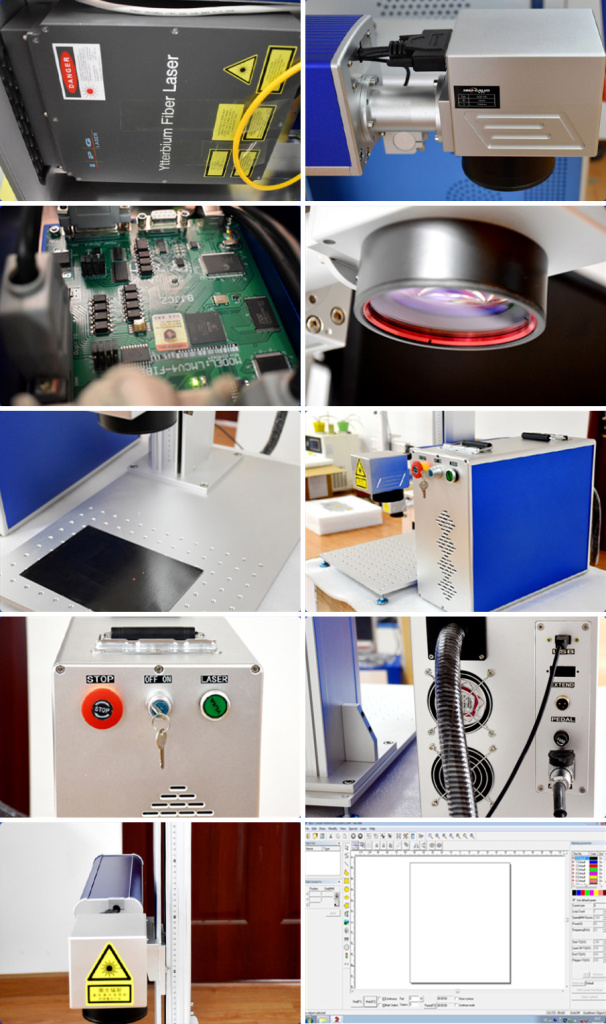 Станок для лазерной маркировки муфт РВД BE-F20B